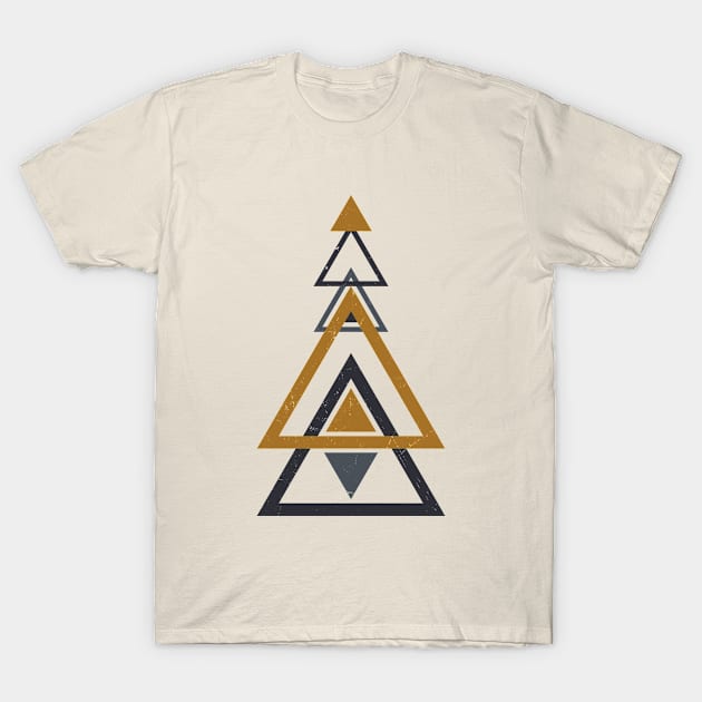 Hipster Triangle T-Shirt by tmsarts